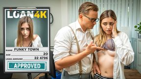 VIP4K. Young student Funky Town takes out a loan for the first time.