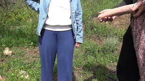 This american woman is CRAZY !!! She buys a dirty used dildo on the black market in a Muslim country !!!