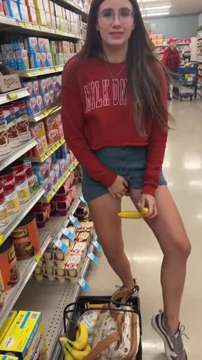 Hilarious public exhibitionist milf with stunning pubic hair