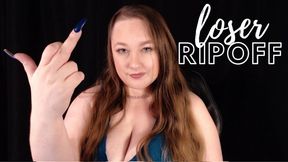 Worthless Loser Ripoff - Premium Black Screen Experience: All You Deserve featuring Serena Lust