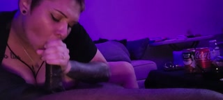 Big Titty White BBW Deepthroats And Gags On Some BBC Like A Good Little Slut