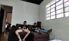 bastidores da grava o com Carlos Urach o pai da Andress