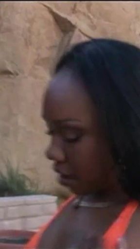 Unique Lasage Shows off Her Big Ass and Gets Fucked by a Big Black Cock.