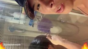 Latin Model Arrives for Her Exclusive Blowjob