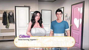 I caught the half-sister with the neighbor&#039_s daughter. how horny