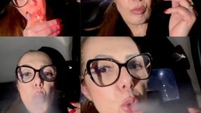 Marlboro reds - Deep inhales on the UBER