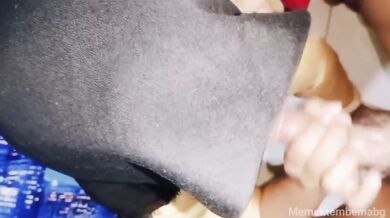 Jilbab slut gets throat fucked in Jakarta kost