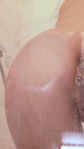 Sexy Lilu Moon Sensual Masturbates Wet Pussy and Orgasms in the Shower   Clip 1