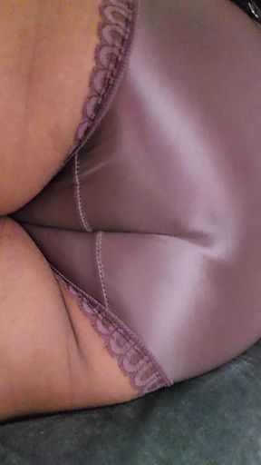 Panty crotch closeup crossdresser