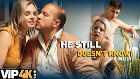 Mary Brawn & Denis Marti in hot roleplay with a kinky blonde babe