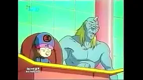 Filipina Fighter Battles Nude Anime Rival in Sultry Bare-Chest Showdown