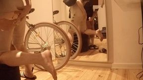 injured cyclist step dad, caring horny son - full version