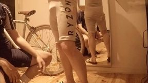 injured cyclist step dad, caring horny son - full version