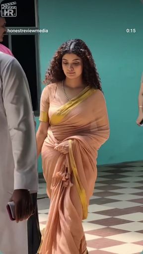 Indian actress in traditional attire