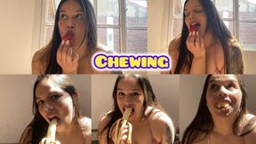 Chewing fetish