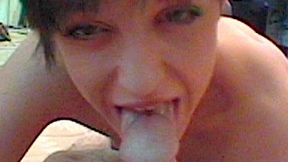 Mariah Maneater & Uncle Jesse Strip Suck Cumshot ZY2710