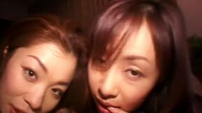 Horny Babe Threesome Blowjob