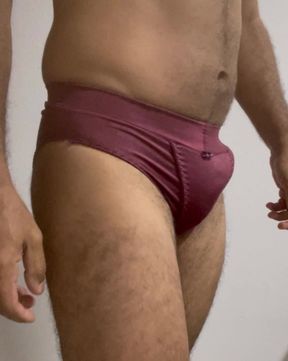 Wearing panties