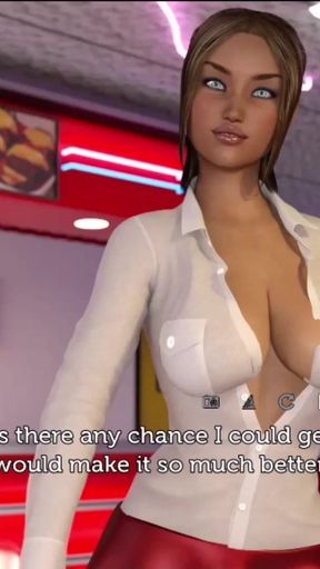 Key moment from &quot;The adventurous couple #6 - Naomi showed her boobs while having lunch with Johannes ... Mike and Anne had&quot;