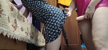 While My Boyfriend Went to the Store, His Stepsister Fucked Me