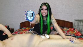 Dominatrix Nika Zaps Slave's&#x751F;&#x6B96;&#x5668;&#x5B98; With Electric Pleasure