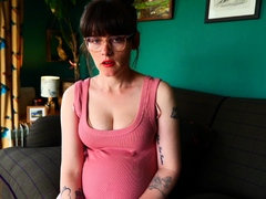 Emo teen Becka solo webcam masturbation