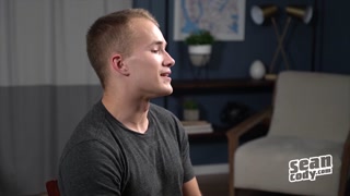 Sean Cody - Blonde hunk Kit wanking and fingering his sweet ass