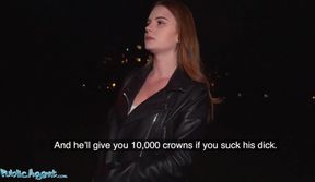 Public Porn Katarina Rina Fucked Doggystyle At Night in the Woods