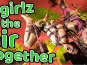 Dirty Dreaz shibari fun - sexy Dreadlocks girls Anuskatzz + Valkyriz getting tied up in bondage tattoo fetish goth emo BDSM