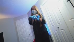 Glove Fetish Nurse Collects Sperm for Messy Glazing 4K