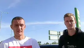 Teasing Outdoors, Intense Indoor Anal Threesome – Czech Hunter