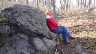 Frangelica Piss' in a parking lot during the day and gets poked in a park 2 for 1 Special;)