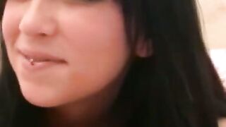 UNLEASH THE BEAST DarkHaired Chloe James Devours Her Pussy with a Fucking MONSTER Dildo!