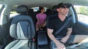 Uber Driver Johnny Sins Fills Petite Natalie Blonde Creampie Gushing Ride