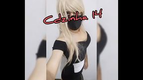 Cdzinha 14 virando princesa na m&atilde_o de macho