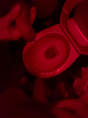 Amateur Boy Watches His Friend Pee in the Club's Toilets, Lends Him a Helping Hand and Gets Hard...