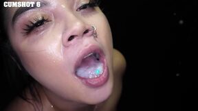 COUGAR Summer & Teen Maya cum swallowing