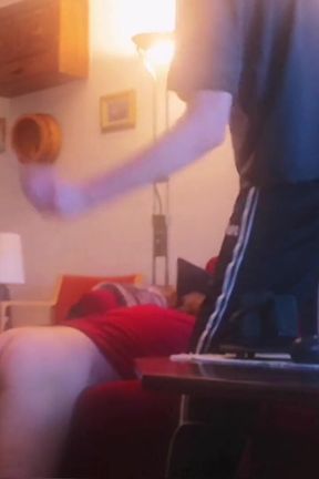 Amateurboy Is Caned on Feet and Ass