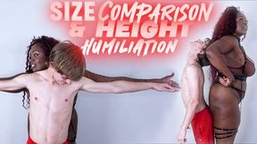 Size Comparison & Height Humiliation with Glamazon Stella UHD