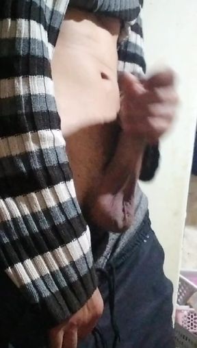 I struck my big cock