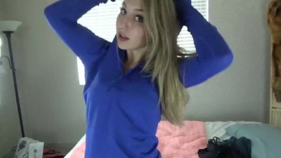 babe cam girl does yoga pants try-on haul