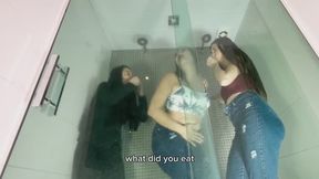 Three Girls and an Intestinal Crisis PART 2 by Amanda Belmont, Kiara Nissei and Sabrina Green full HD cam by Aline (SUBTITLED)