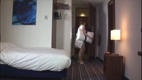 Long-haired Brunette with Slim Body and Fuck-ready Ass
