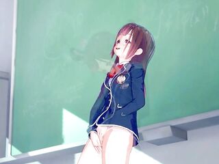 Comics cutie fingering in her classroom