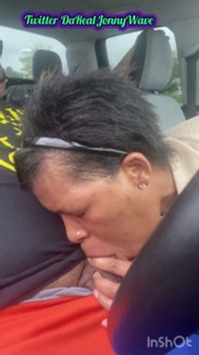 OMG!!! Almost got caught Mz K sucking cock like a pro