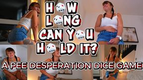 How Long Can You Hold It? A Pee Desperation Dice Game