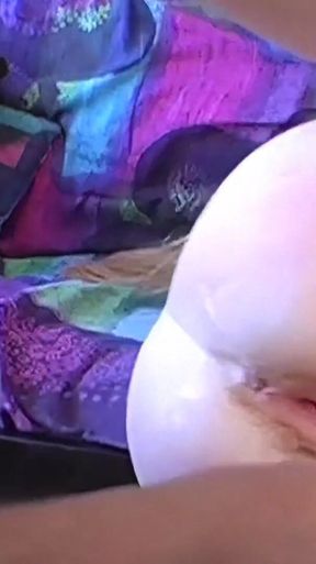 Milf red head lactates gets it in the ass