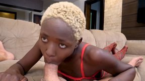 ”Timid African babe with ebony big ass Hibo experienced hardcore twat fucking”