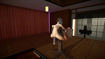 Furry Cat Dildoes and Cum Inflation