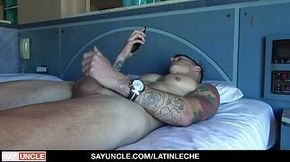 All this sexy Latino boy wants are some risque pics for his Instagram